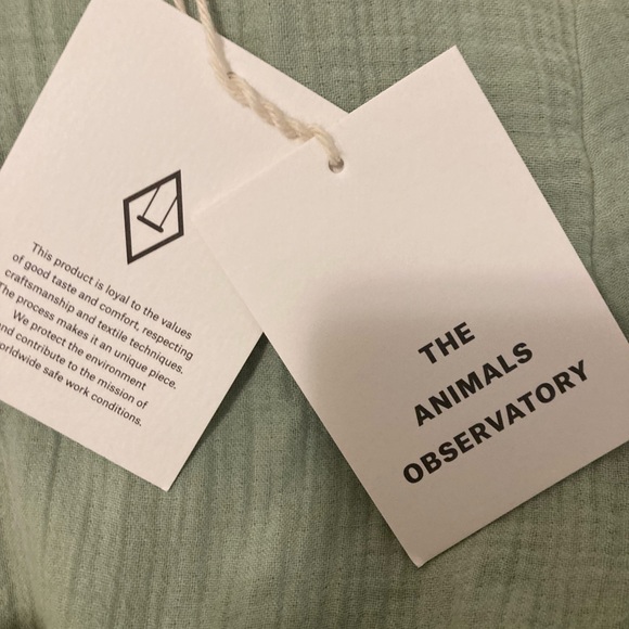 Peter pan collar muslin mint dress - Picture 6 of 6